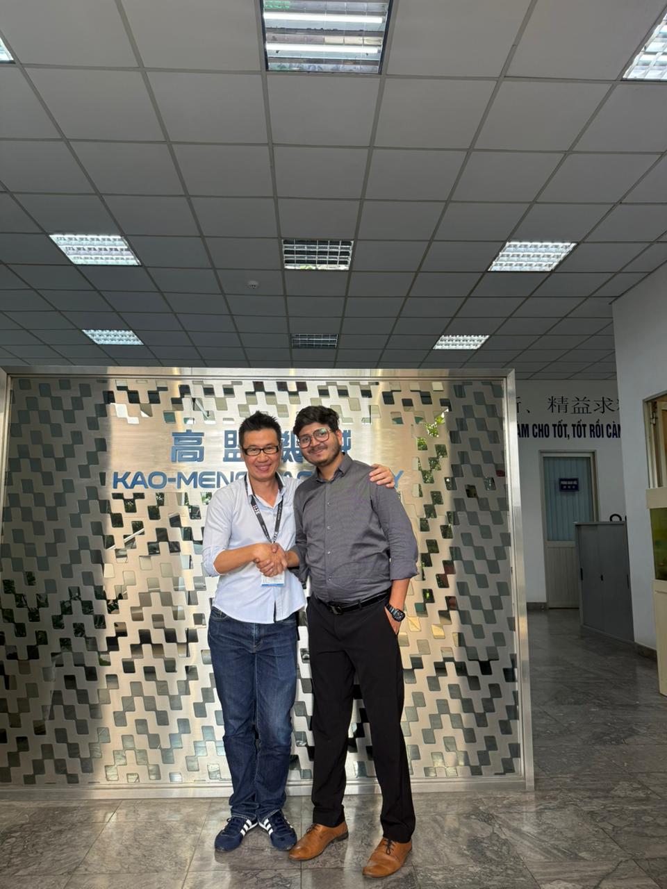 Official meet with Business Director - Mr. Miles Hsu