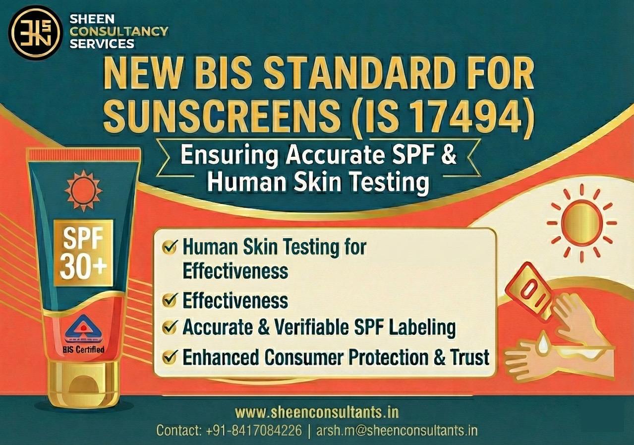 New BIS Standard for Sunscreens – IS 17494