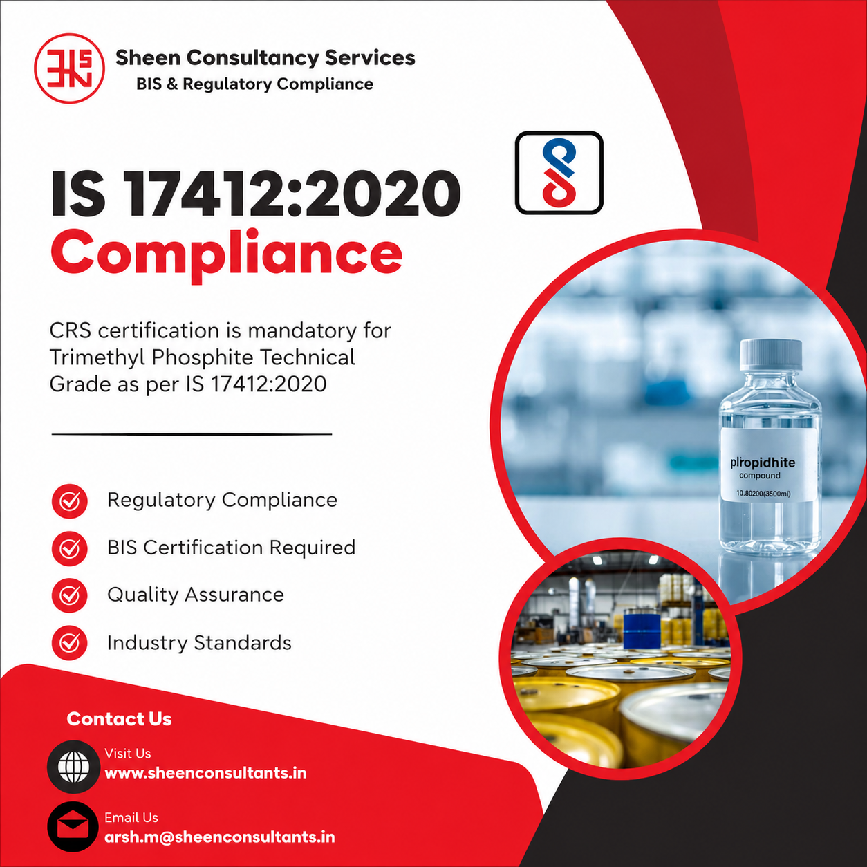 IS 17412:2020 – Trimethyl Phosphite Technical Grade
