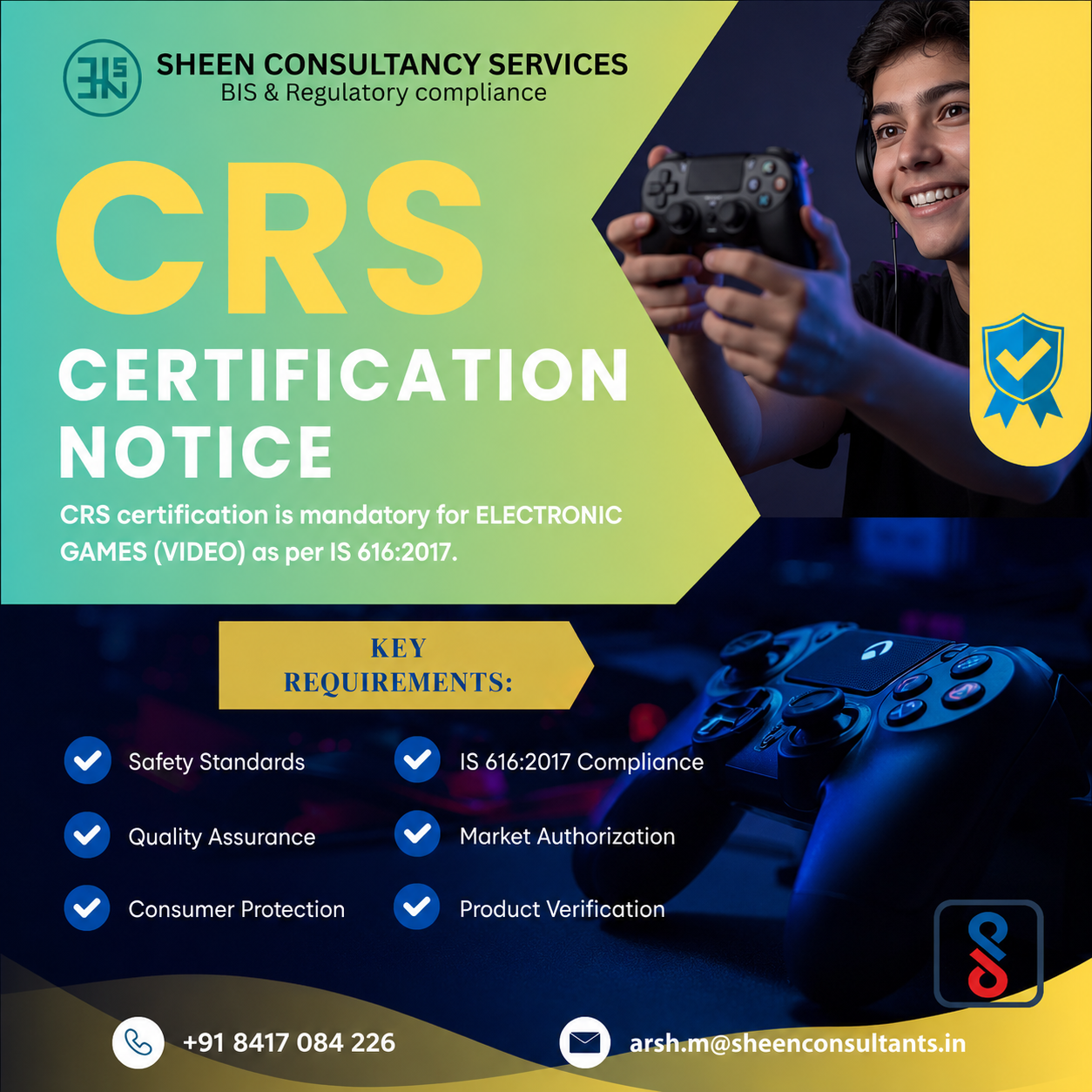 Electronic Games (Video) – CRS Certification Post