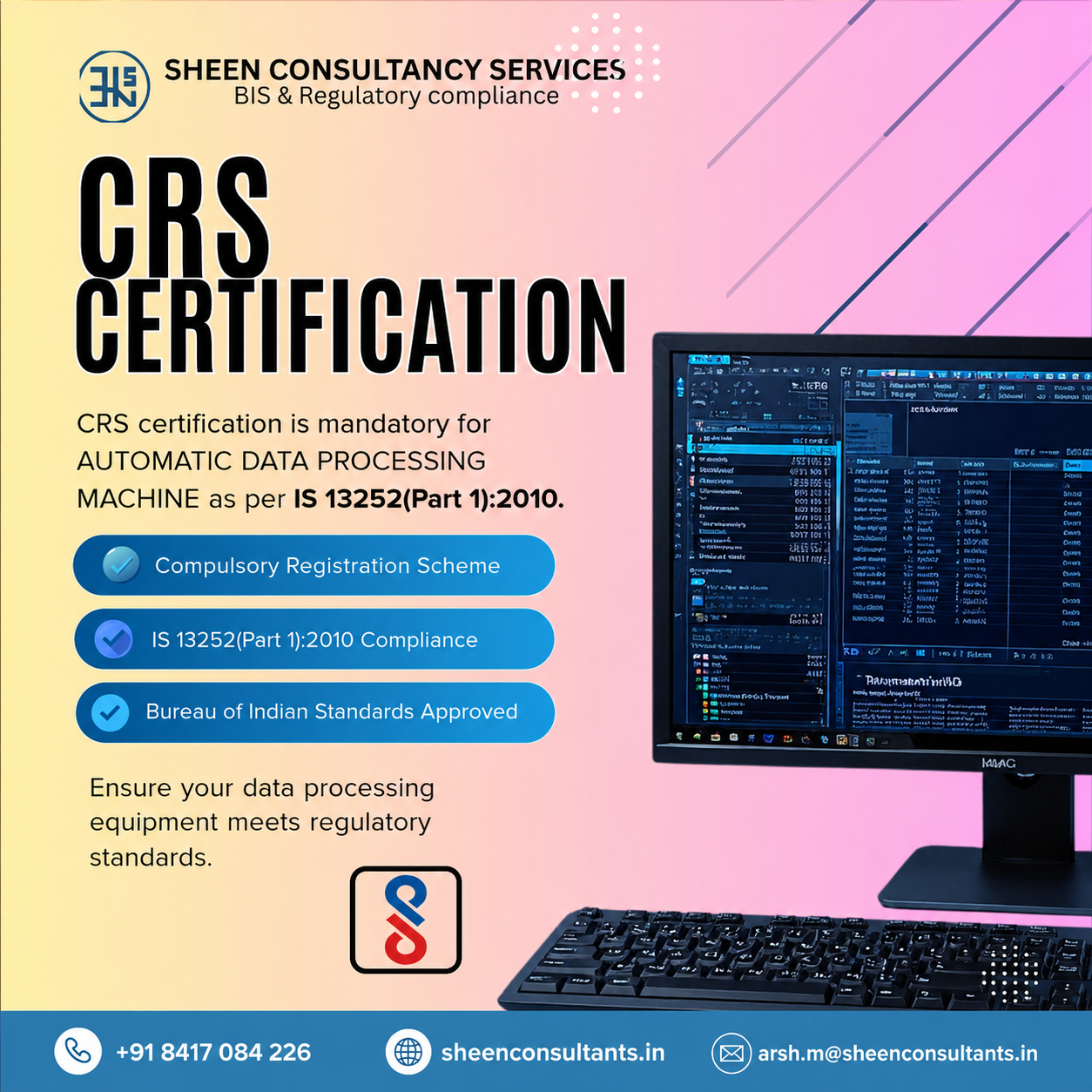 Automatic Data Processing Machine – CRS Certification Post