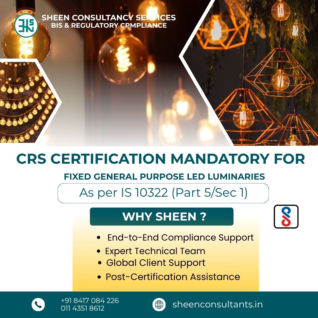 CRS Certification for Fixed General Purpose LED Luminaires